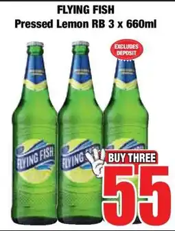 Boxer FLYING FISH Pressed Lemon RB 3 x 660ml offer