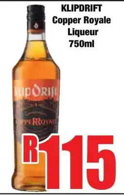 Boxer KLIPDRIFT COPPER ROYALE LIQUEUR 750ML offer