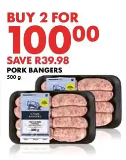 Woolworths Pork Bangers offer