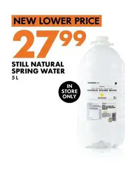 Woolworths STILL NATURAL SPRING WATER 5 L offer