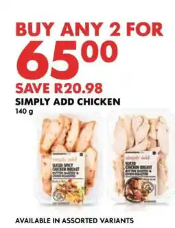 Woolworths Simply Add Chicken offer