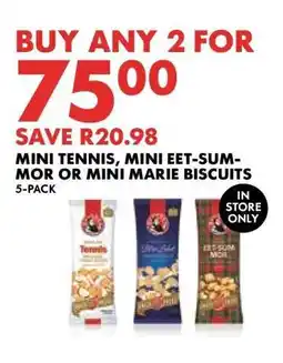 Woolworths Mini Tennis, Mini Eet-Sum-Mor or Mini Marie Biscuits offer