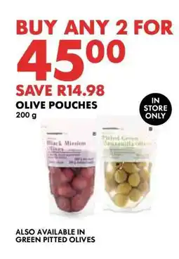 Woolworths Olive Pouches offer