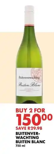 Woolworths BUITENVERWACHTING Buiten Blanc offer