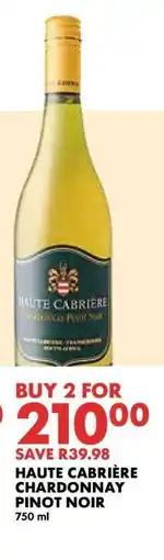 Woolworths HAUTE CABRIÈRE Chardonnay/Pinot Noir offer