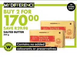 Woolworths Salted Butter offer