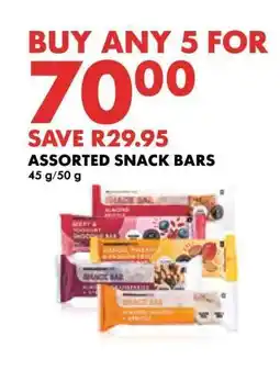 Woolworths Assorted Snack Bars offer