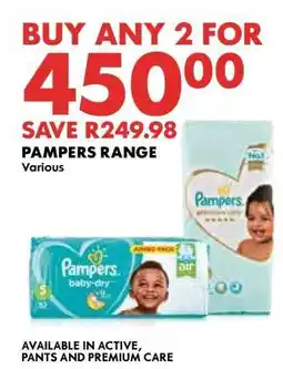 Woolworths Pampers Range offer