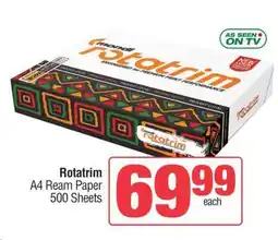 Spar Rotatrim A4 Ream Paper offer