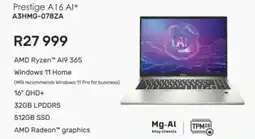 Computer Mania Msi Prestige A16 AI+ offer