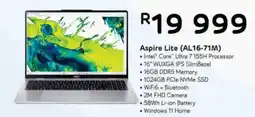 Computer Mania Acer Aspire Intel Core Ultra 7 155H Processor Laptop offer