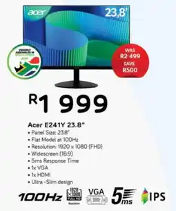 Computer Mania Acer E241Y 23.8" offer