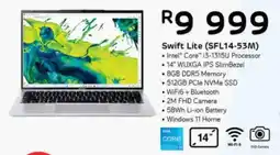 Computer Mania Acer Swift Lite Intel Core i3-1315U Processor Laptop offer
