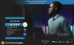 Computer Mania ASUS Chromebook Plus CX34 offer