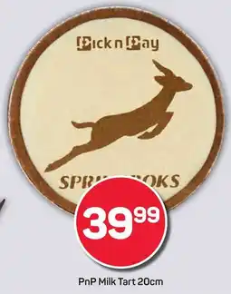 Pick n Pay PnP Milk Tart offer
