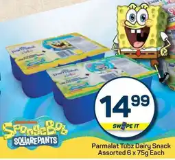 Pick n Pay Parmalat Tubz Dairy Snack Assorted offer