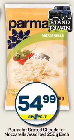 Pick n Pay Parmalat Grated Cheddar or Mozzarella Assorted offer
