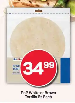 Pick n Pay PnP White or Brown Tortilla offer