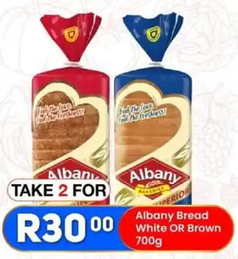 Take 'n Pay Albany Bread White OR Brown offer