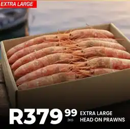 Take 'n Pay Extra large head on prawns offer