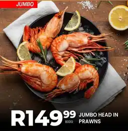 Take 'n Pay Jumbo head in prawns offer