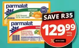 Checkers Parmalat Cheddar/ White Cheddar/ Mature Cheddar/ Gouda/ White Gouda Cheese offer