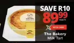 Checkers The Bakery Milk Tart offer