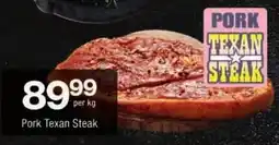 Checkers Pork Texan Steak offer