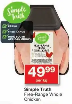 Checkers Simple Truth Free-Range Whole Chicken offer