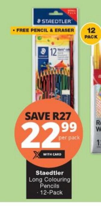 Staedtler Long Colouring Pencils 12-Pack