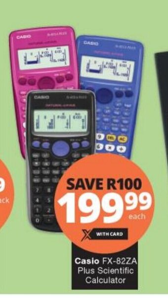 Checkers Casio FX-82ZA Plus Scientific Calculator offer
