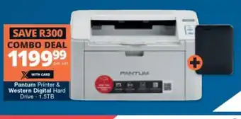 Pantum Printer & Western Digital Hard Drive 1.5 TB