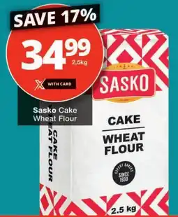 Checkers Sasko Cake Wheat Flour offer