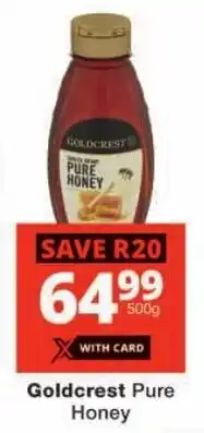 Checkers Goldcrest Pure Honey offer