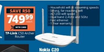 TP-Link C50 Archer Router