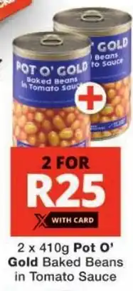Checkers Pot O' Gold Baked Beans in Tomato Sauce offer