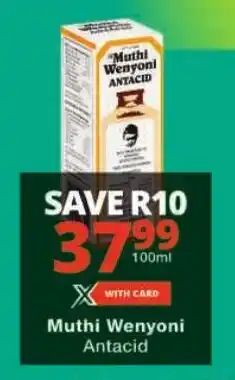 Checkers Muthi Wenyoni Antacid offer