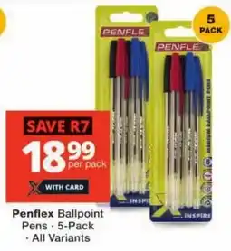 Checkers Penflex Ballpoint Pens offer