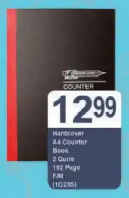 President Hyper Hardcover A4 Counter Book 2 Quire 192 Page F/M offer