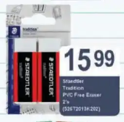 President Hyper Staedtler Tradition PVC Free Eraser offer