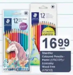 President Hyper Staedtler Coloured Pencils Pastel/ Economy Wood Free offer