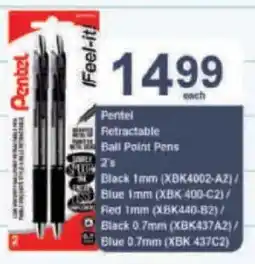 President Hyper Pentel Retractable Ball Point Pens offer