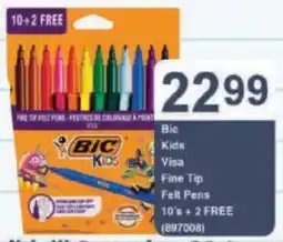 President Hyper Bic Kids Visa Fine Tip Felt Pens offer