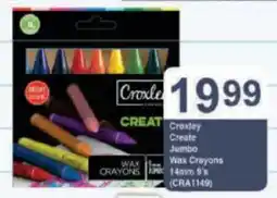 President Hyper Croxley Create Jumbo Wax Crayons offer