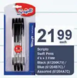 President Hyper Scripto Swift Pens offer