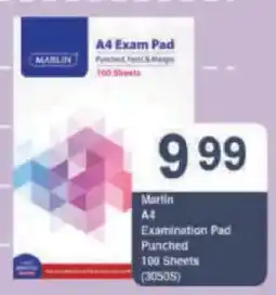 President Hyper Marlin A4 Examination Pad Punched offer