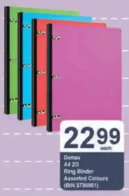 President Hyper Donau A4 2D Ring Binder Assorted Colours offer