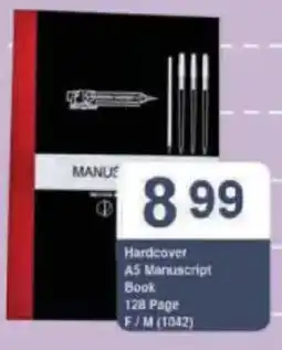 President Hyper Hardcover A5 Manuscript Book 128 Page offer