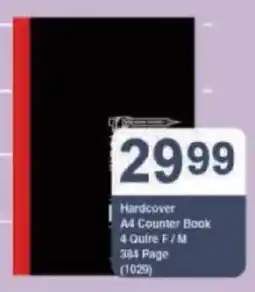 President Hyper Hardcover A4 Counter Book 4 Quire F/M 384 Page offer