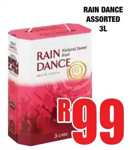 Boxer Liquors Rain dance assorted offer
